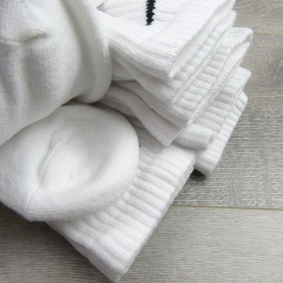 Nike Everyday Cushion Crew Socks White 6 Pack Mens Size 8-12 NEW - Picture 6 of 8